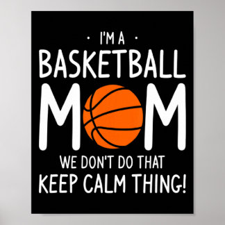 Poster Je Suis Une Maman De Basket On Ne Fait Pas Ça Gard