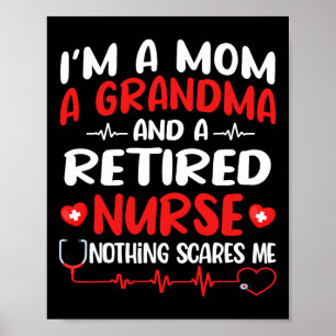 Poster Je suis une maman, une grand-mère et une infirmièr