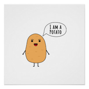 Poster Je suis une pomme de terre