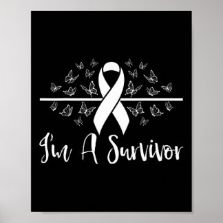 Poster Je suis Une survivante Sensibilisation au cancer d