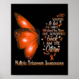 Poster Je Suis Une Tempête Sclérose En Plaques Beurre De 