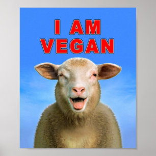 POSTER JE SUIS VEGAN
