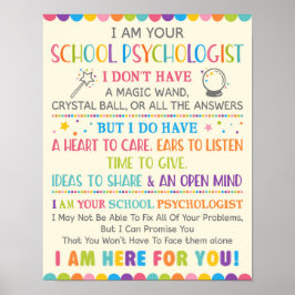 Poster Je Suis Votre Psychologue Scolaire