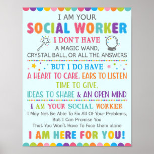 Poster Je suis votre travailleur social scolaire