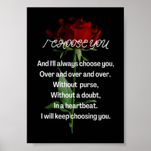 Poster Je t'ai choisi