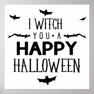 Poster Je t'ai offert un heureux Halloween