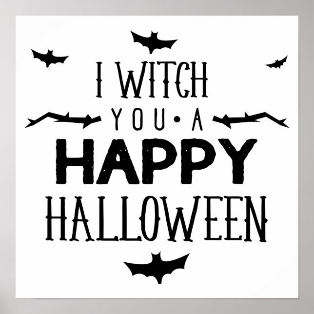Poster Je t'ai offert un heureux Halloween (Devant)