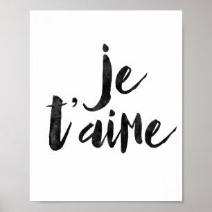 Poster Je t'aime