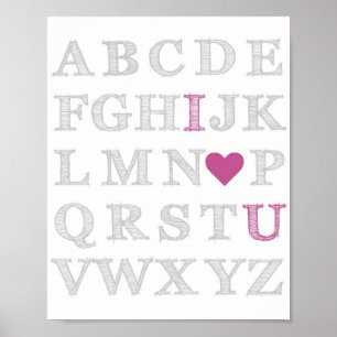 Poster Je t'aime ABC