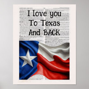 Poster Je t'aime au TEXAS et de retour