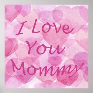 Poster Je t'aime maman