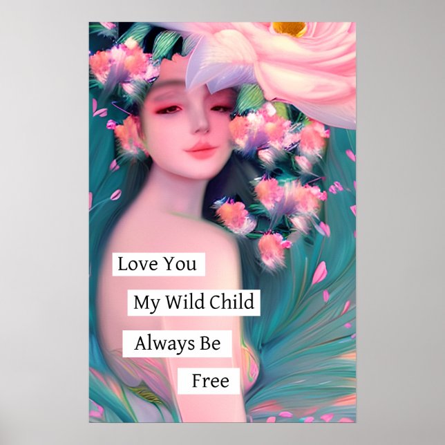 Poster Je T'Aime Mon Enfant Sauvage (Devant)