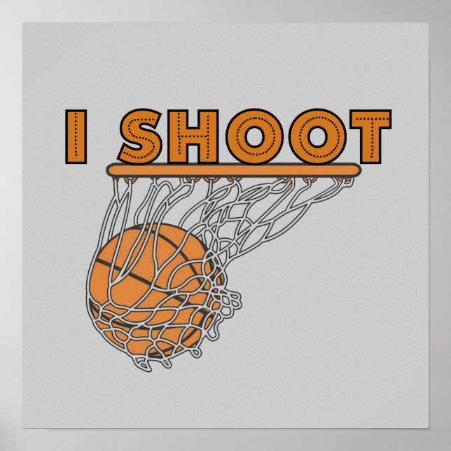 Poster Je tire sur des T-shirts et des cadeaux (Devant)