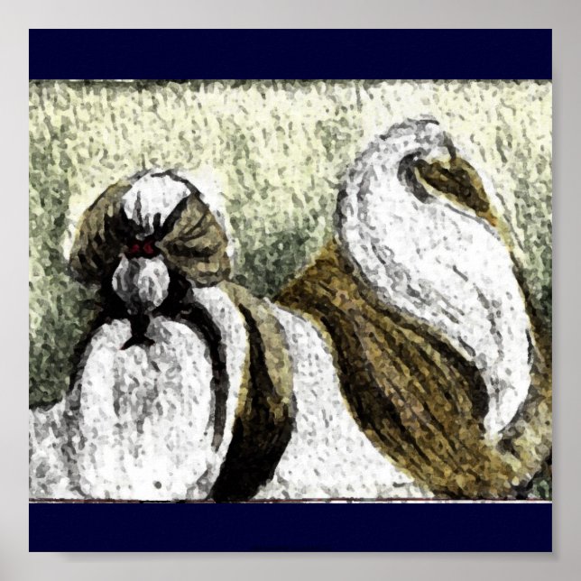 Poster "Je Tzu, N'Est-Ce Pas ?" Série 6 par Lisa Miller (Devant)