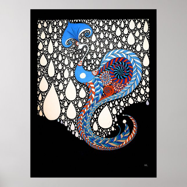 Poster Je Vais Attraper Toutes Vos Larmes Parapluie Peaco (Devant)