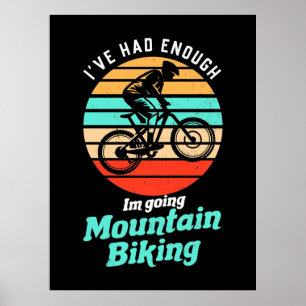 Poster Je Vais En VTT