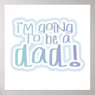 Poster Je vais être un cadeau papa