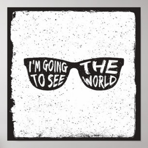 Poster Je Vais Voir Le Monde
