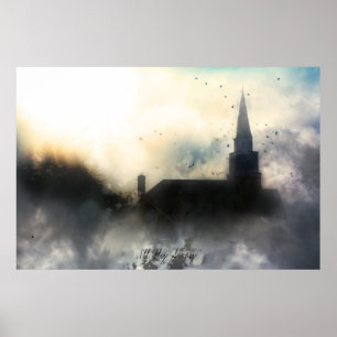 Poster Je vais voler loin de l'affiche inspirationnelle