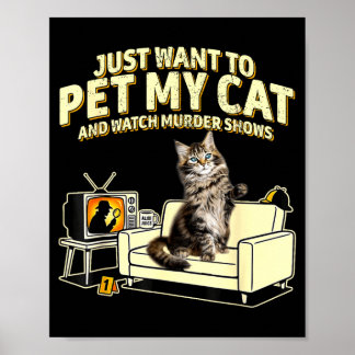 Poster Je veux caresser mon chat himalayen et regarder de