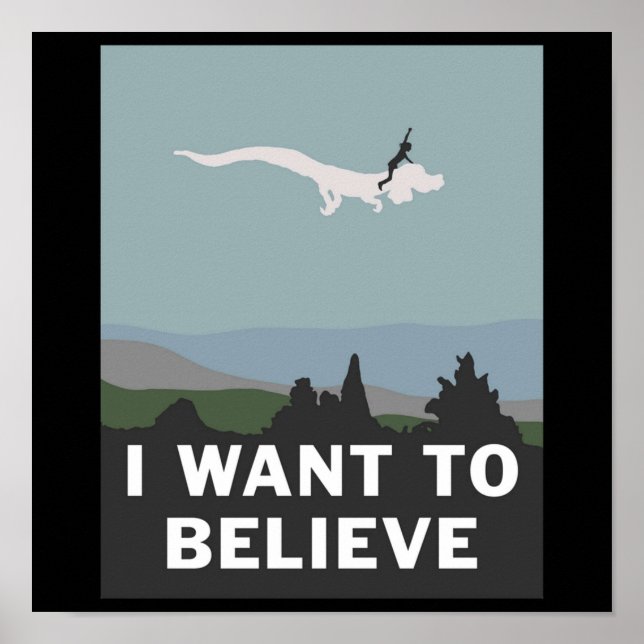 Poster Je veux croire en Falkor (Devant)