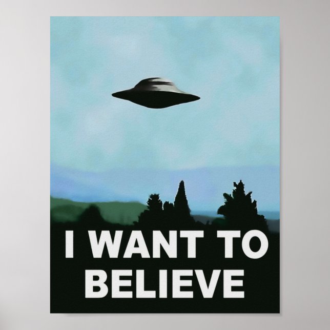 Poster Je veux croire xfiles (Devant)