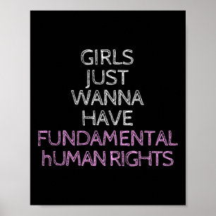 Poster Je veux juste avoir des droits fondamentaux