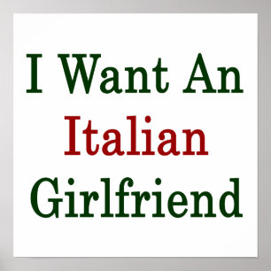 Poster Je veux une amie italienne