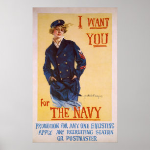 Poster Je Veux Vous Pour Le Recrutement De La Première Gu