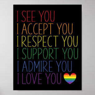 Poster Je vois, j'accepte, je respecte, je soutiens, j'ad