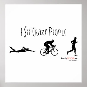 Poster Je vois les personnes folles
