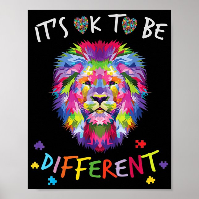 Poster Je vois tes vraies couleurs Lion Sensibilisation s (Devant)