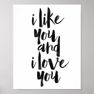 Poster Je Vous Aime Et Je Vous Aime