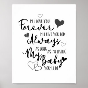 Poster Je vous aimerai pour toujours l'affiche