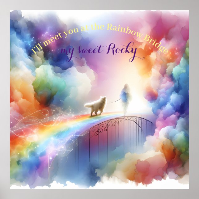 Poster Je vous rencontrerai au pont arc-en-ciel  (Devant)