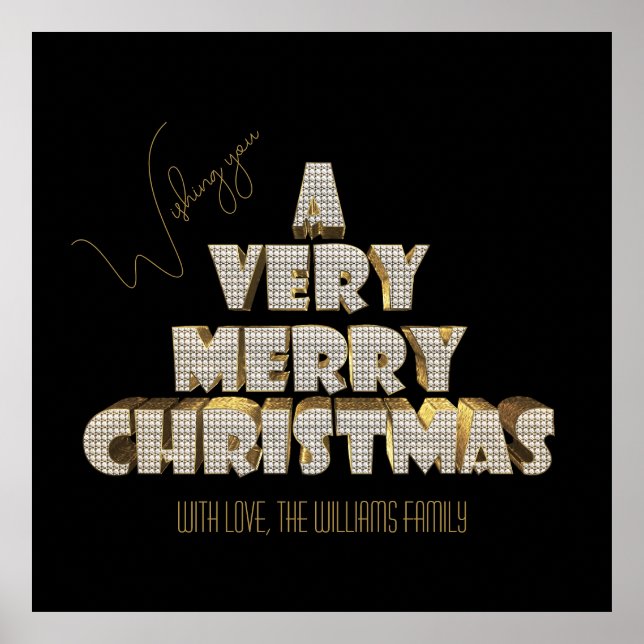 Poster Je vous souhaite un très joyeux Noël (Devant)