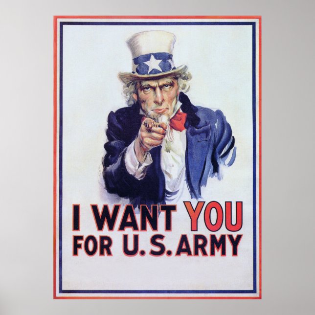Poster Je vous souhaite ~ Vintage Guerre Mondiale 2 (Devant)