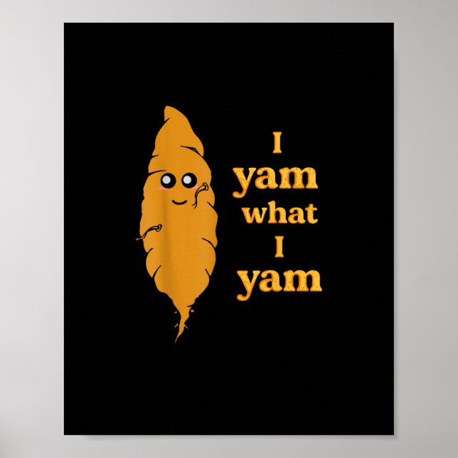 Poster Je Yam Ce Que Je Yam Funny (Devant)