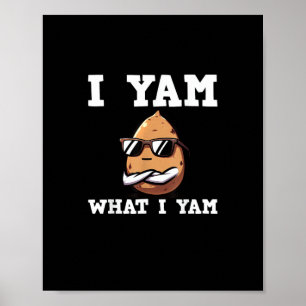 Poster Je Yam Ce Que Je Yam Humour V-Neck