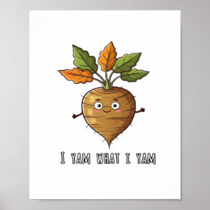 Poster Je Yam Ce Que Je Yam Mignonne Et Cosy Classe De De