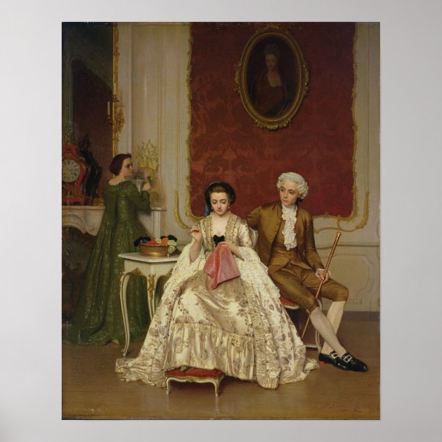 Poster Jealousy, 1861 (Devant)
