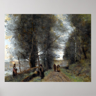 Poster Jean-Baptiste-Camille Corot Ville d'Avray