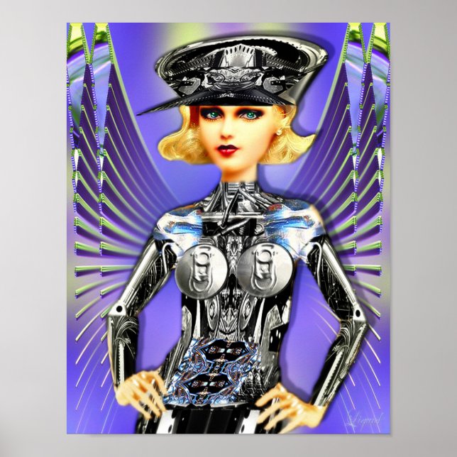 Poster Jean Cyborg Babe (Devant)