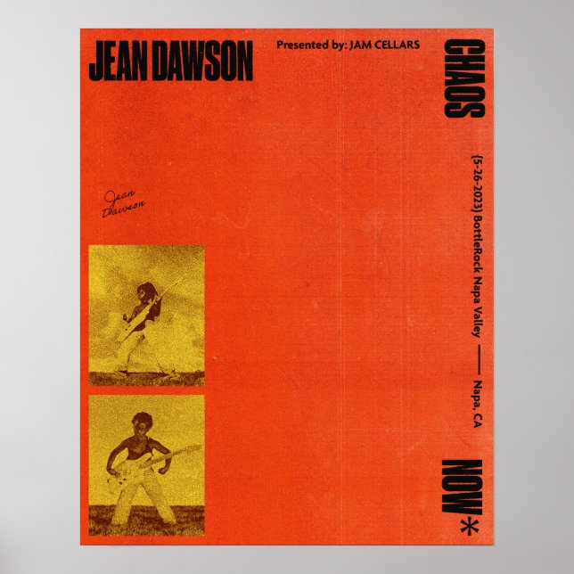 Poster Jean Dawson Chaos Now* (Devant)