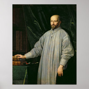 Poster Jean Duvergier de Hauranne  Abbot of