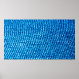 Poster jean en tissu Denim jean bleu