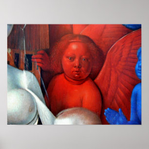 Poster Jean Fouquet - Madonna and Child Detail