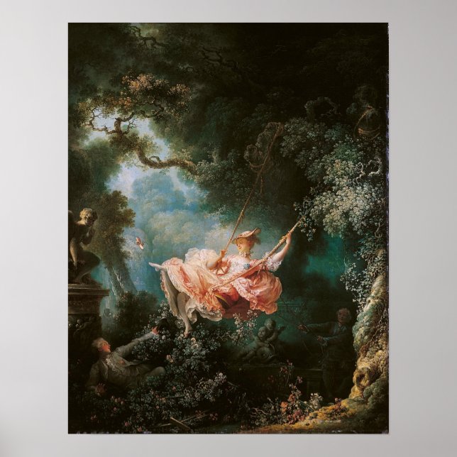 Poster Jean-Honneur Fragonard Le Swing (Devant)