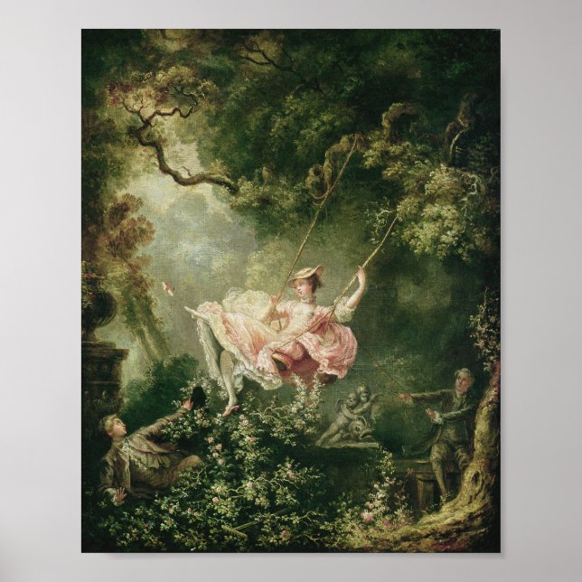 Poster Jean-Honoré Fragonard - La Coupe (Devant)