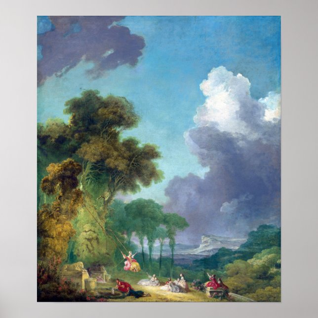 Poster Jean-Honoré Fragonard La Coupe (Devant)